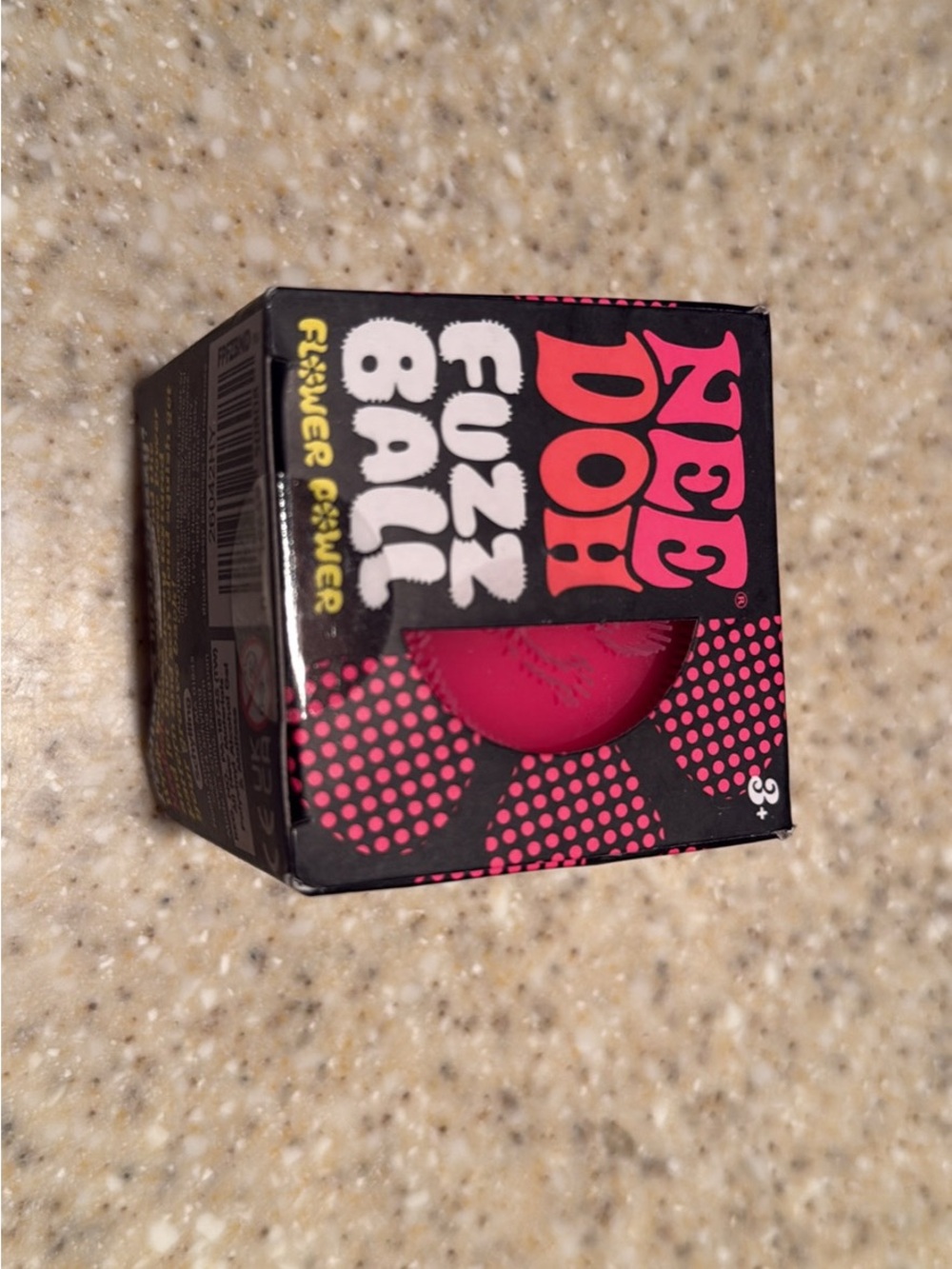 Nee Doh Fuzz Ball Flower Power - Pink